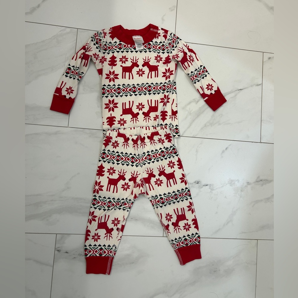 Hanna Anderson toddler Christmas pajamas